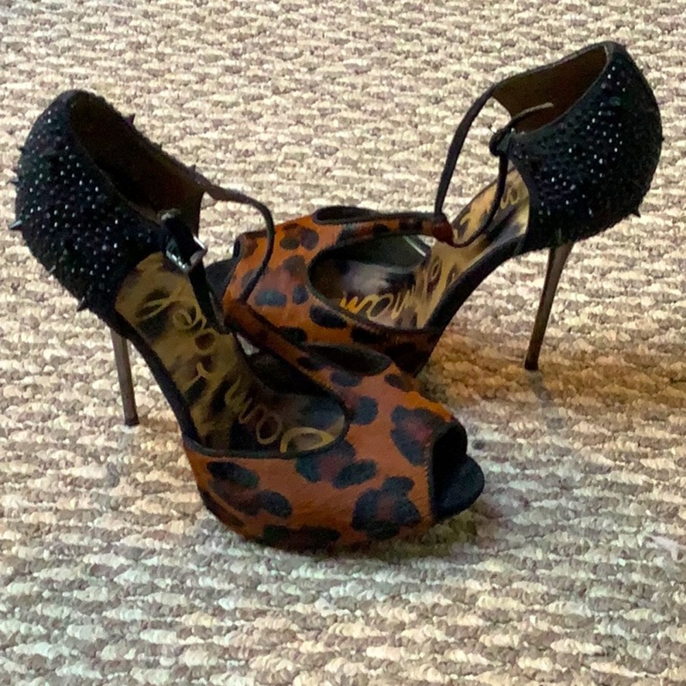 Sam Edelman stiletto t strap pumps